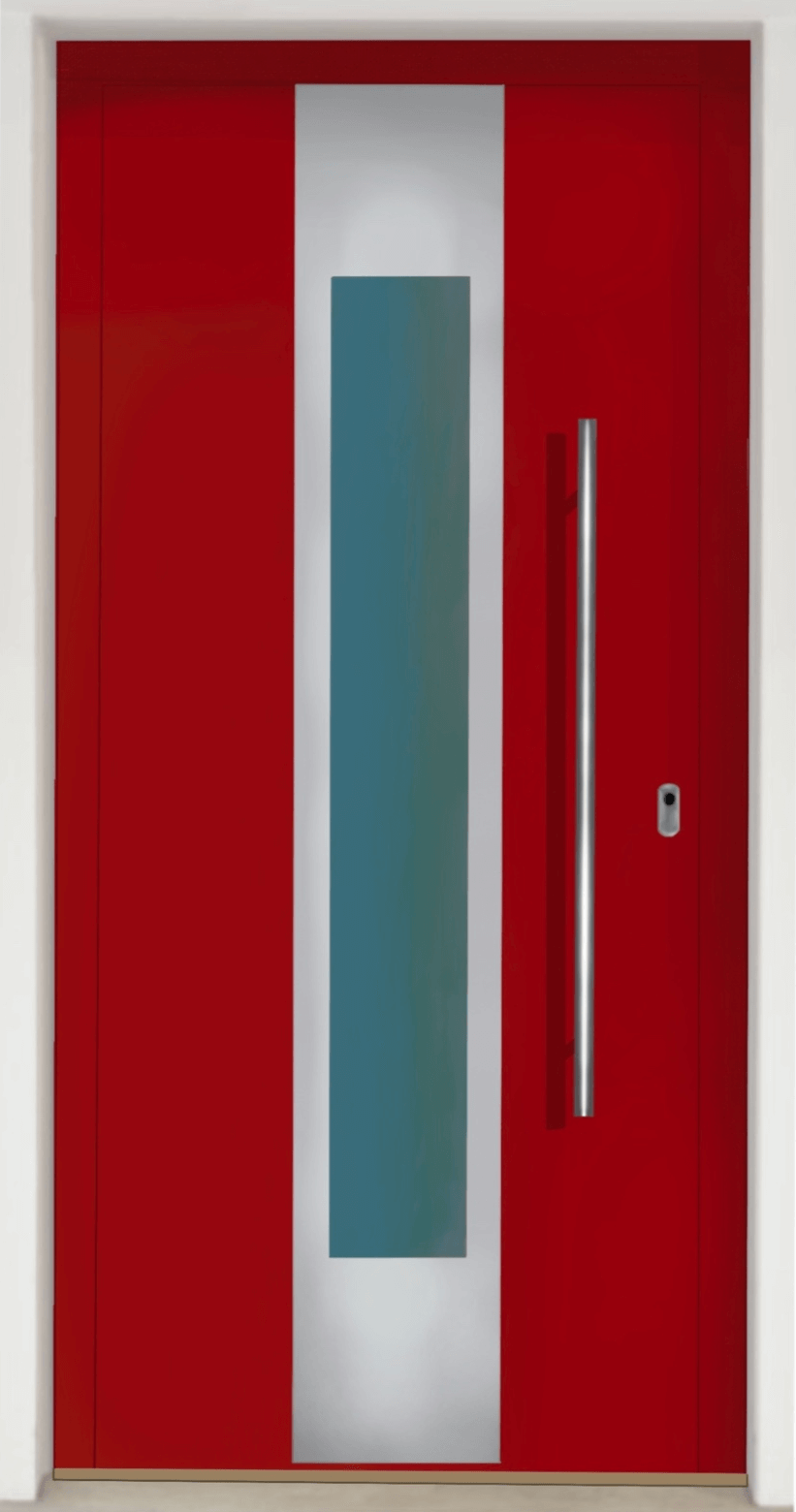 Single - sided raised door infill panels - exterior