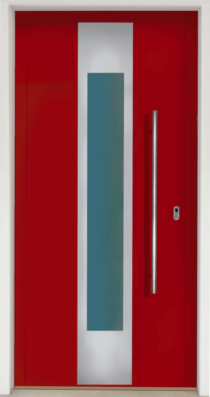 Double - sided raised door infill panel - exterior