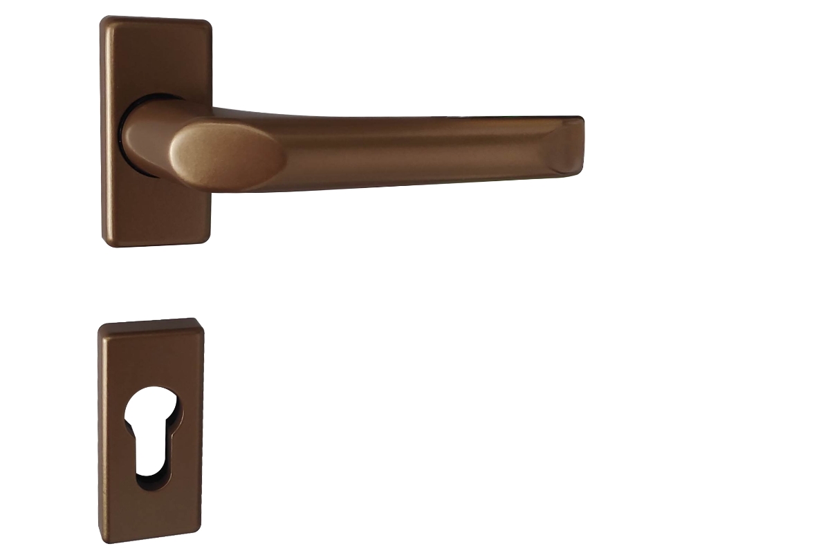 Single-sided handle K4 - RAL bronze