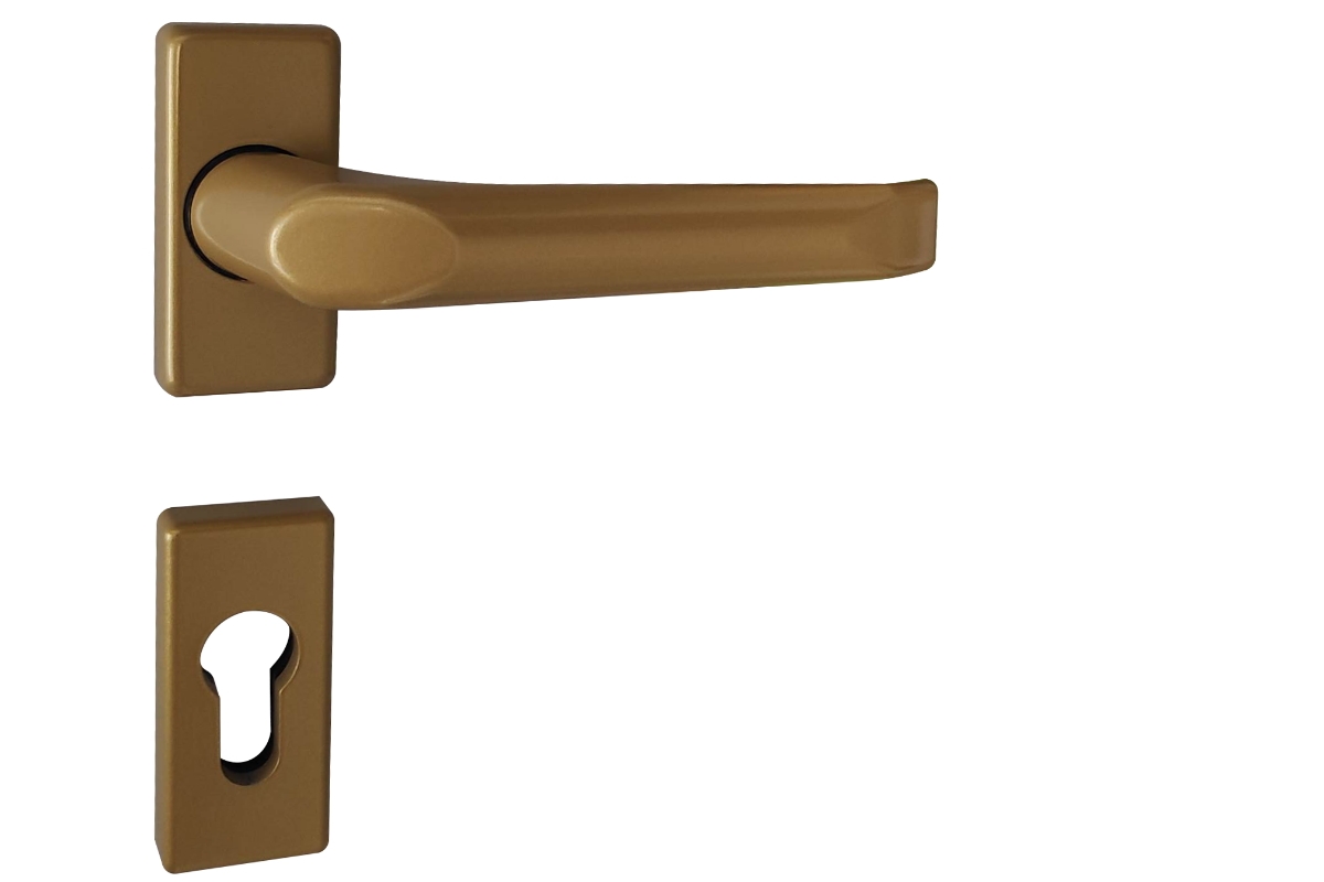 Kľučka K4 - jednostranná - zlatá