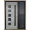 Gava Aluminium 429bL Betón - vchodové dvere
