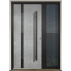 Gava Aluminium 490 Beton - vchodové dvere