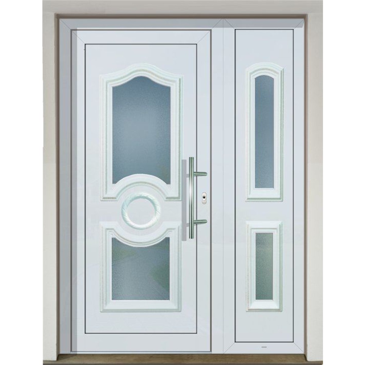 Gava Plast 042+042/2 Biela - vstupné dvere