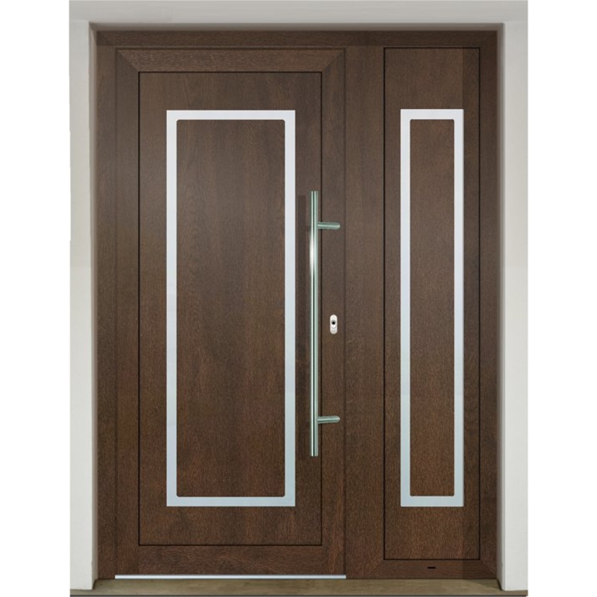 Gava HPL 700+700/2 Nussbaum - vchodové dvere