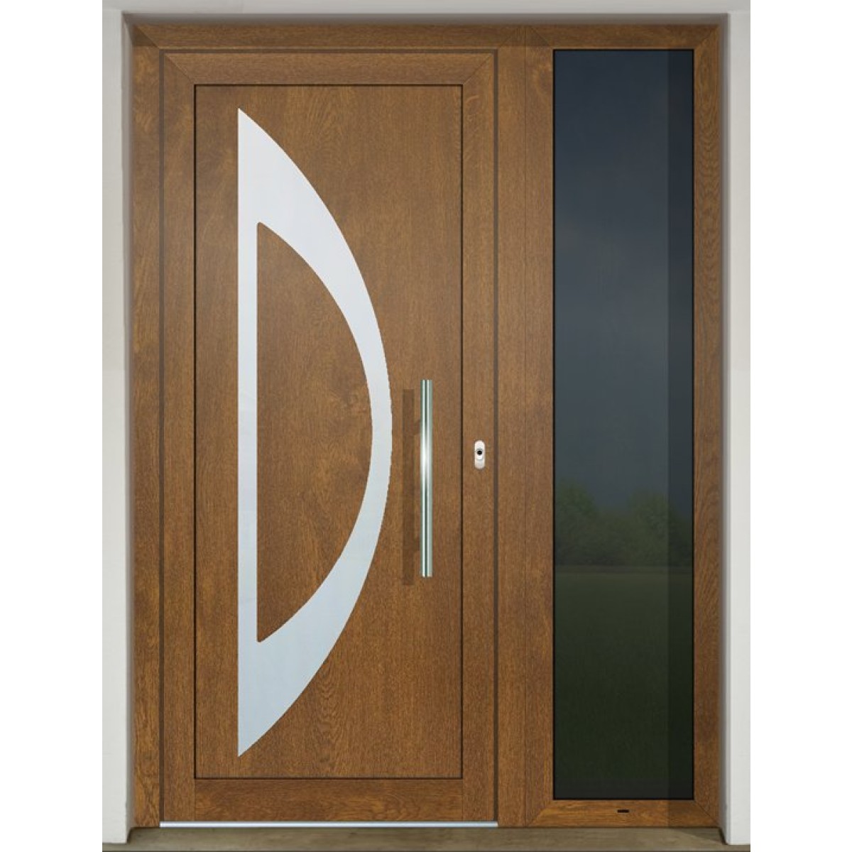 Gava HPL 810 Zlatý dub - vchodové dvere
