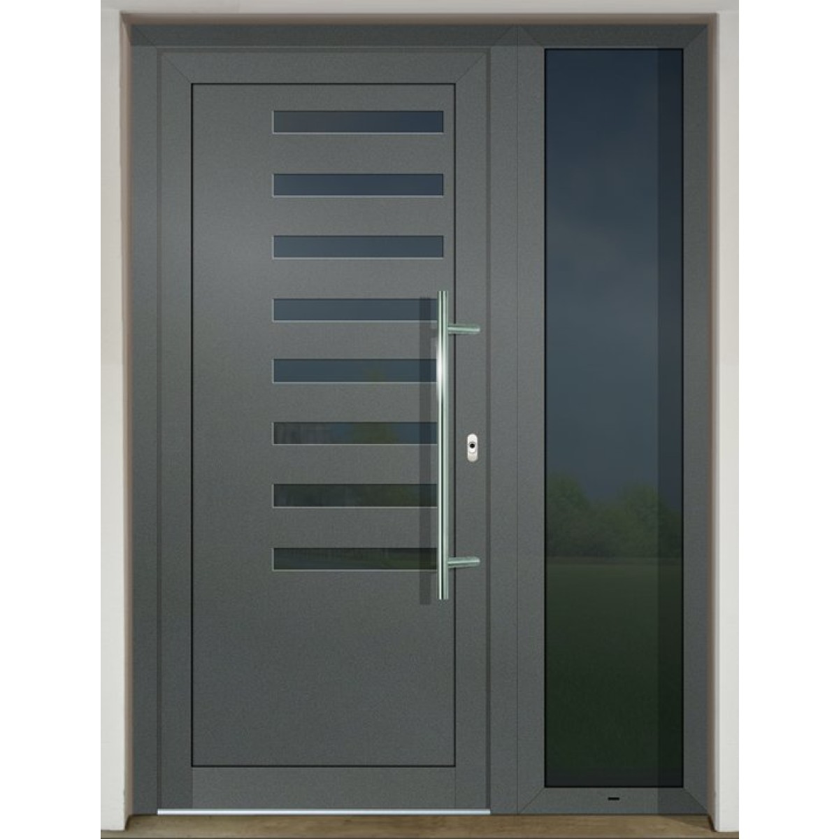 Gava HPL 951 Basaltgrau - vstupné dvere