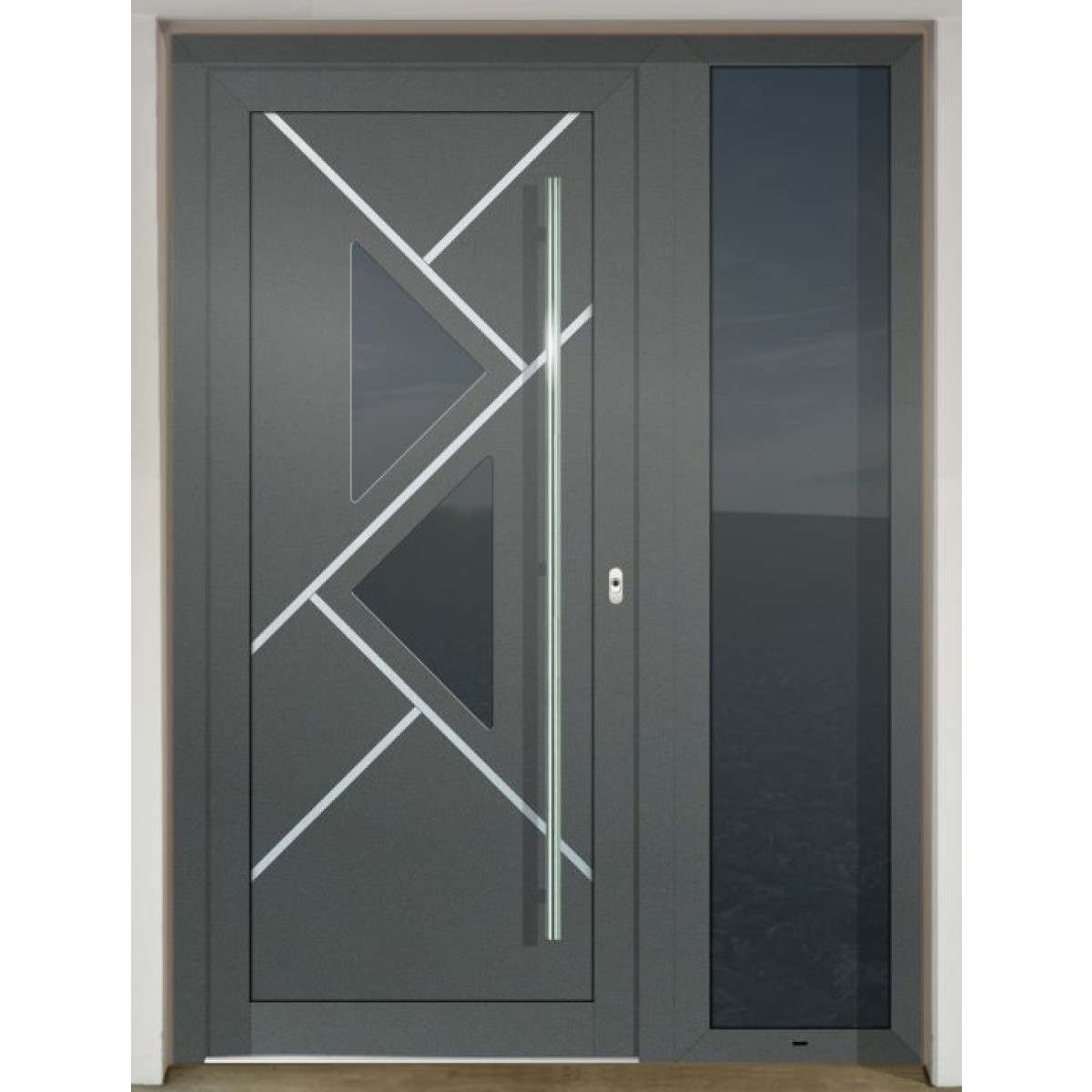 Gava HPL 696 Basaltgrau - vstupné dvere