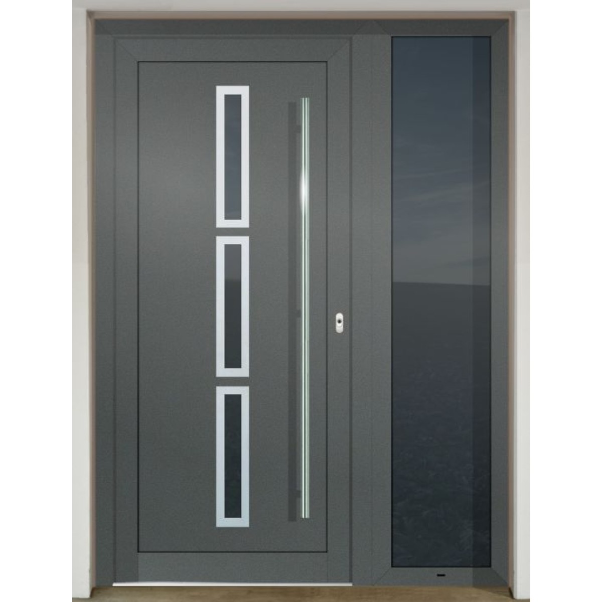 Gava HPL 763 Basaltgrau - vchodové dvere