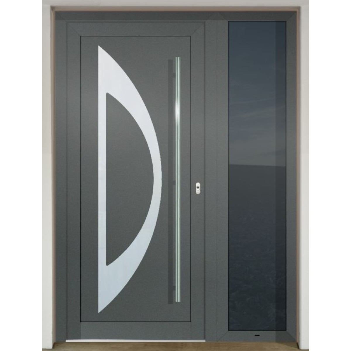 Gava HPL 810 Basaltgrau - vchodové dvere