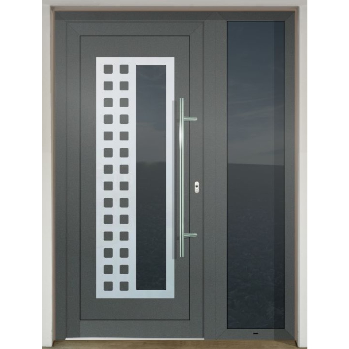 Gava HPL 863 Basaltgrau - vchodové dvere