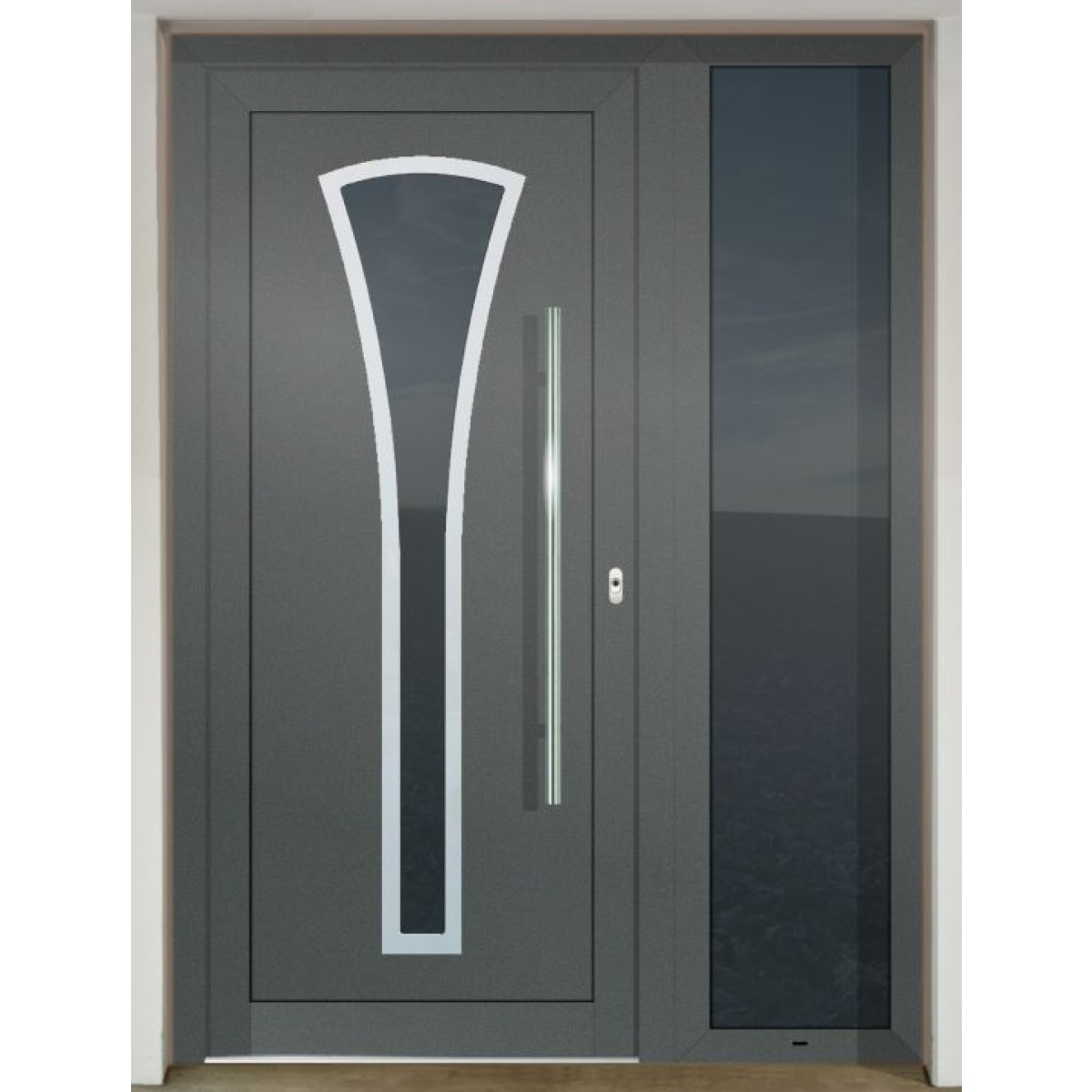 Gava HPL 871 Basaltgrau - vchodové dvere