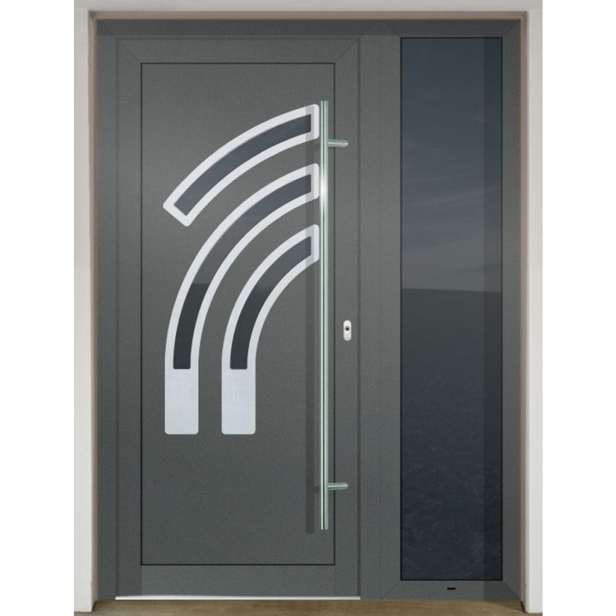 Gava HPL 881 Basaltgrau - vchodové dvere