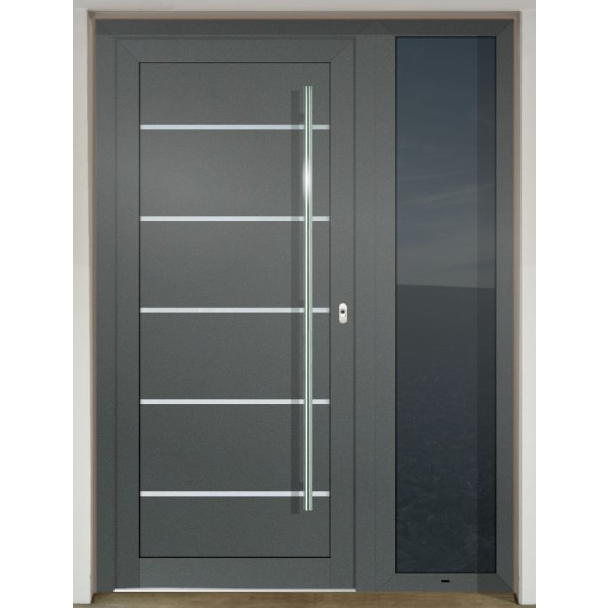 Gava HPL 902 Basaltgrau - vchodové dvere