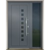 Gava Aluminium 445 RAL 7011 - vchodové dvere