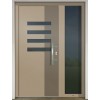 Gava Aluminium 447 RAL1019 - entrance door