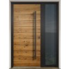 GAVA W 341 Oak nr.2. black groove - entry door