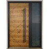 GAVA W 344 Oak nr.2. black groove - entry door