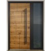 GAVA W 355 Oak nr.2. black groove  - entrance door