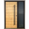 GAVA W 355 Oak nr.3. natural groove  - entrance door