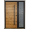 GAVA W 365 Oak nr.4. natural groove  - entrance door