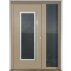 Raised door infill panel GAVA Aluminium 410a RAL 1019 - entrance door