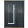 Raised door infill panel GAVA Aluminium 410a RAL 7016 - entrance door