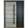 Gava Aluminium 542 Concrete - entrance door