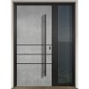 Gava Aluminium 544 Concrete - entrance door