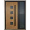 Gava Aluminium 460b Golden oak - entrance door