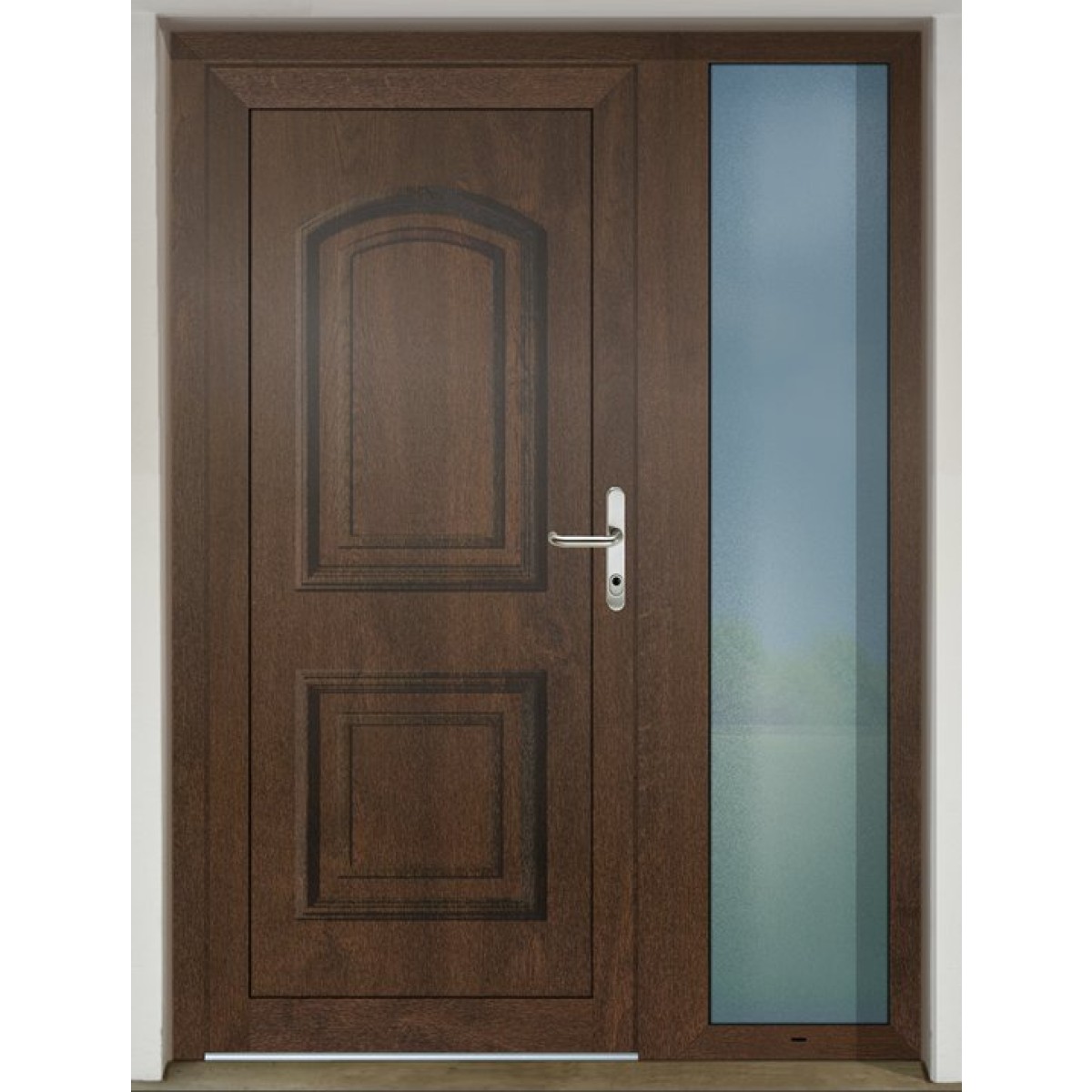 Gava Plast 011 Nussbaum - entrance door