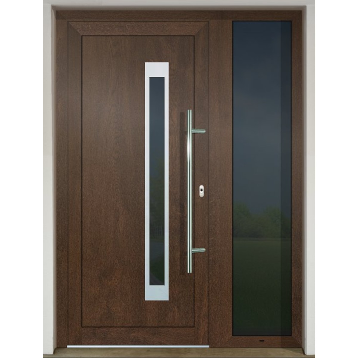 Gava HPL 762 Nussbaum - entrance door