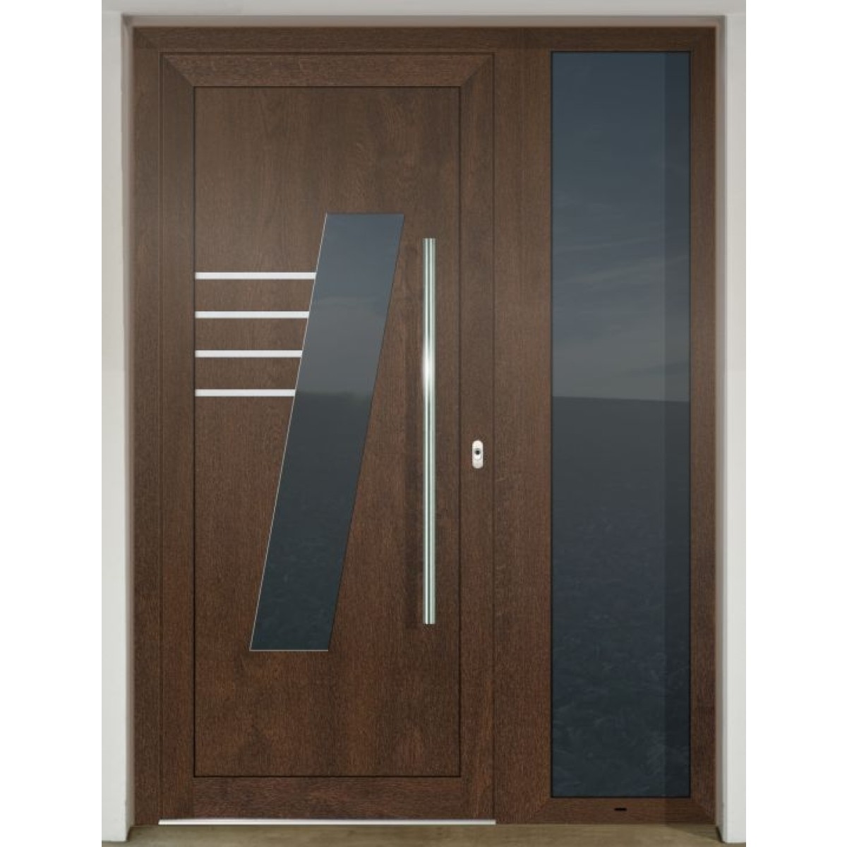 Gava HPL 681 Nussbaum - entrance door