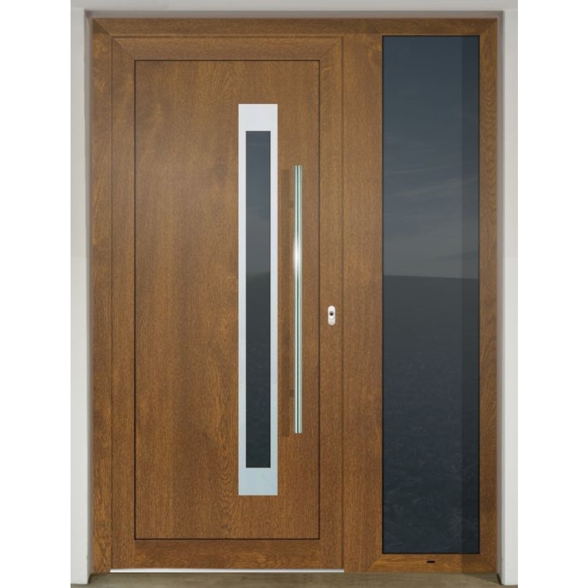Gava HPL 762 Golden oak - entrance door