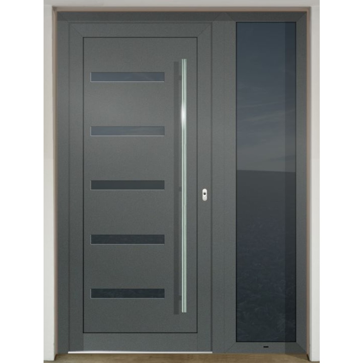 Gava HPL 916 Basaltgrau - entrance door