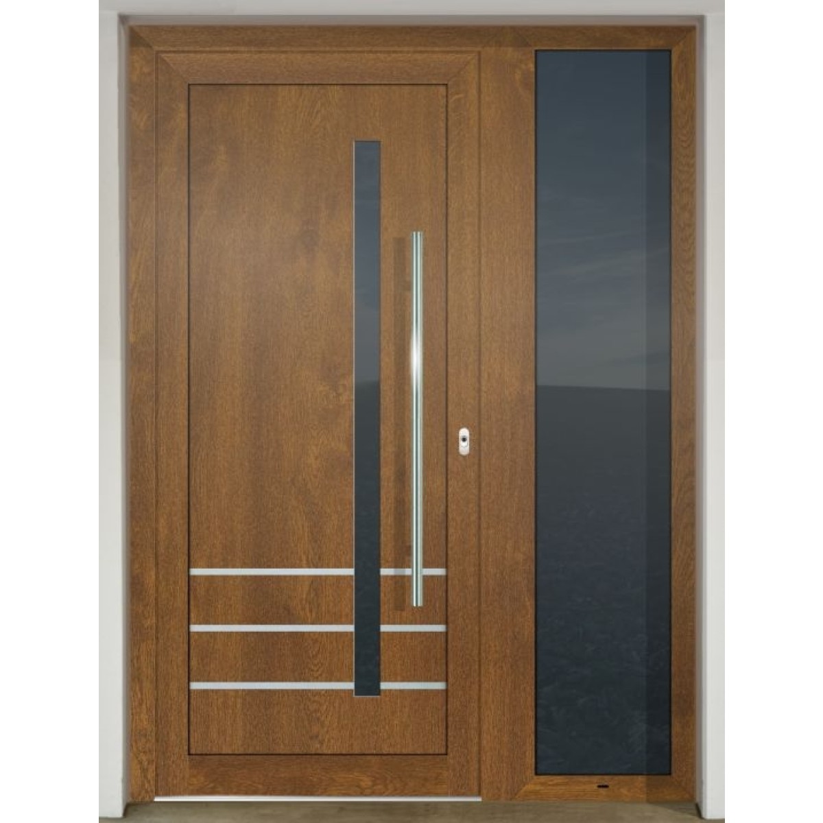 Gava HPL 919 Golden oak - entrance door