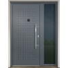 Gava Aluminium 407b RAL 7011 - vstupné dvere
