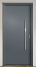 Predsadená dverná výplň GAVA Aluminium 500 RAL 7040