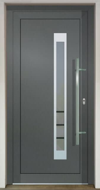 Inset door infill panel GAVA HPL 762 with sandblasted glass Trinity INV