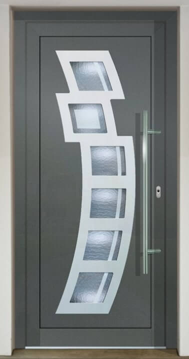 Inset door infill panel GAVA HPL 892 with stained glass Linea