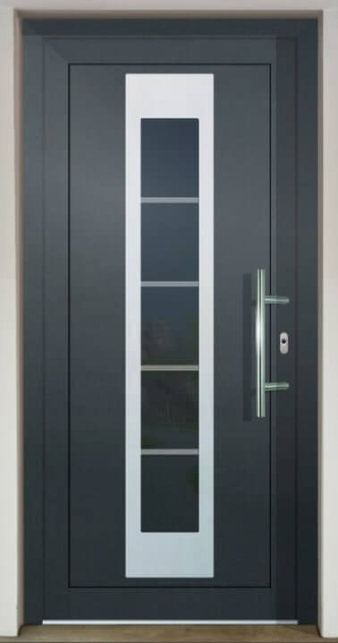 Inset door infill panel GAVA Plast 912a with sandblasted glass 4P18