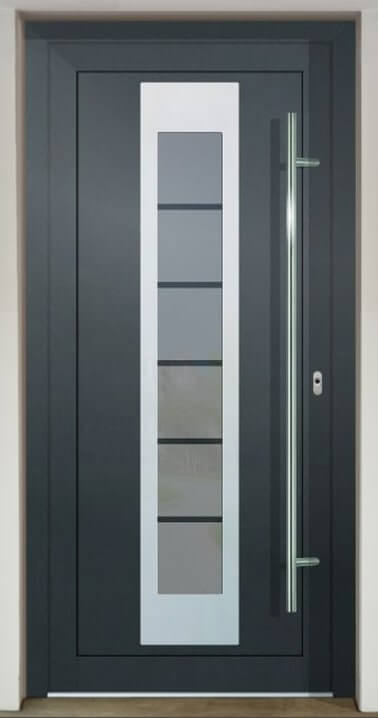 Inset door infill panel GAVA Plast 912a with sandblasted glass 5P18 INV