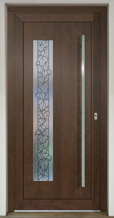 Inset infill panel GAVA HPL 913 with stained glass Dekorglass - Waia