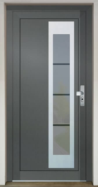 Inset infill panel GAVA HPL 913a with sandblasted glass 3P18 INV