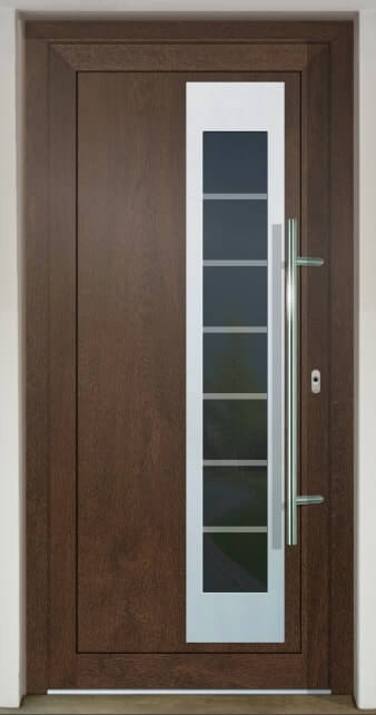 Inset infill panel GAVA HPL 913a with sandblasted glass 6P18 INV