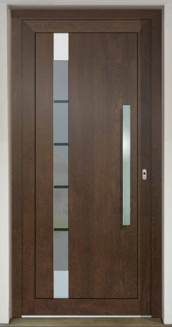 Inset door infill panel GAVA HPL 990 with sandblasted glass 4P18 INV