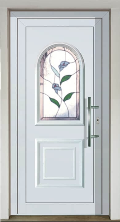 Inset infill panel GAVA Plast 021 with stained glass Kala