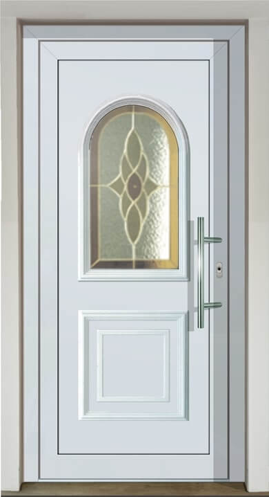 Inset infill panel GAVA Plast 021 with stained glass Twist