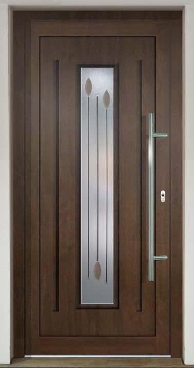 Inset door infill panel GAVA Plast 151 with stained glass Dekorglass - Auri