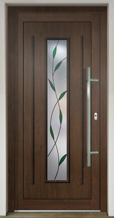 Inset door infill panel GAVA Plast 151 with stained glass Dekorglass - Masam