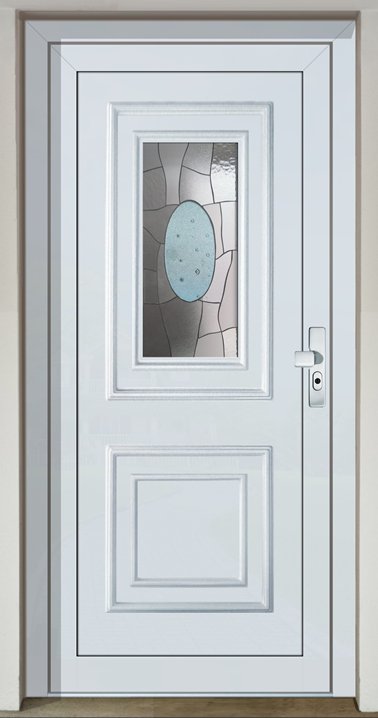 Inset infill panel GAVA Plast 221 with stained glass Tiffany - Pluto
